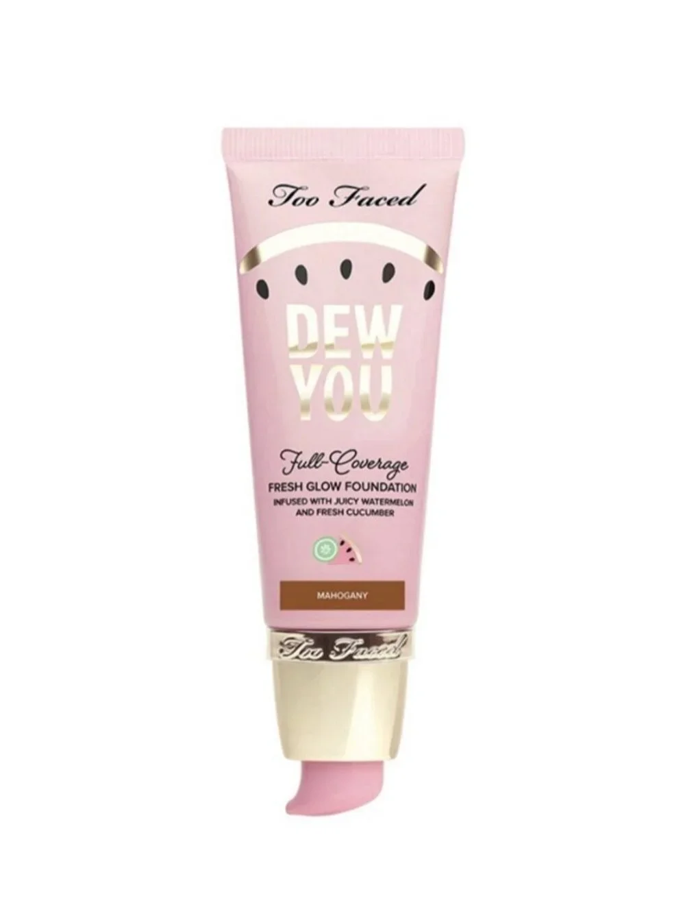 TOO FACED Tutti Frutti Dew You Fresh Glow Foundation MAHOGANY 1.35 fl oz